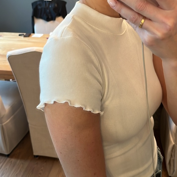 Abercrombie & Fitch White Bodysuit - Picture 3 of 7